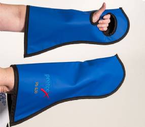 1203LF / 50 : Çift Katmanlı Antimon Kurşunsuz Açık Parmak Mitt