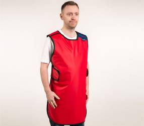 1107LF / HB: Çift Katmanlı Antimon Kurşunsuz Quickdrop Apron, Yarım Arka